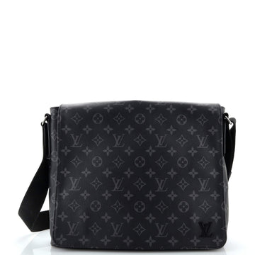 Louis Vuitton District Messenger Bag Monogram Eclipse Canvas MM