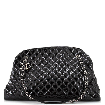 Chanel Just Mademoiselle Bag Quilted Glazed Calfskin Medium