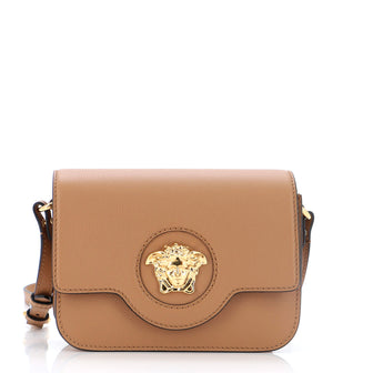 Versace La Medusa Flap Shoulder Bag Leather Small
