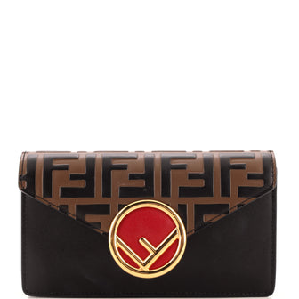 Fendi F is Fendi Convertible Belt Bag Leather with Zucca Embossed Detail