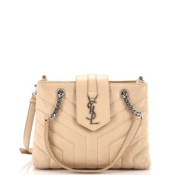 Saint Laurent LouLou Tote Matelasse Chevron Leather Small