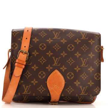 Louis Vuitton Cartouchiere Handbag Monogram Canvas GM