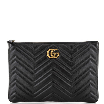 Gucci GG Marmont Clutch Matelasse Leather
