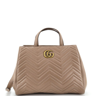 Gucci GG Marmont Tote Matelasse Leather Medium