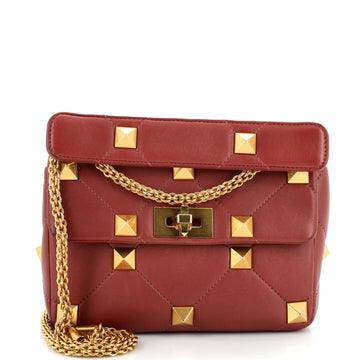 Valentino Garavani Roman Stud Flap Bag Quilted Leather Medium