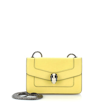 Bvlgari Serpenti Forever Wallet on Chain Leather Mini