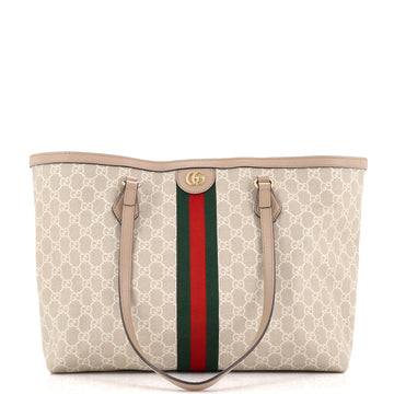 Gucci Ophidia Shopping Tote GG Coated Canvas Medium