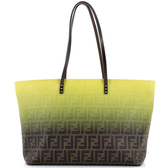 Fendi Roll Tote Ombre Zucca Coated Canvas Medium