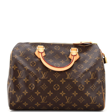 Louis Vuitton Speedy Handbag Monogram Canvas 30