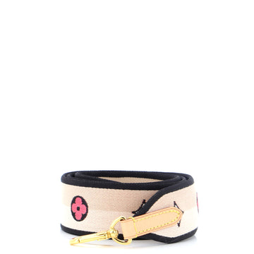 Louis Vuitton Logo Shoulder Strap Jacquard Wide