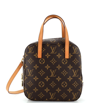 Louis Vuitton Spontini Handbag Monogram Canvas