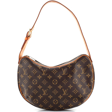 Louis Vuitton Croissant Handbag Monogram Canvas MM