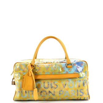 Louis Vuitton Pulp Weekender Bag PVC Over Monogram Denim PM