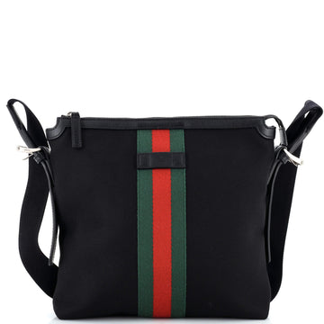 Gucci Web Messenger Bag Techno Canvas Medium