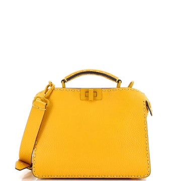 Fendi Selleria Peekaboo ISeeU Briefcase Leather Mini