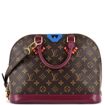 Louis Vuitton Alma Handbag Limited Edition Totem Monogram Canvas PM