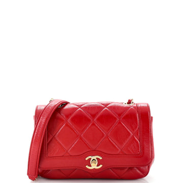 Chanel Hold The Line Flap Bag Quilted Shiny Aged Calfskin Mini