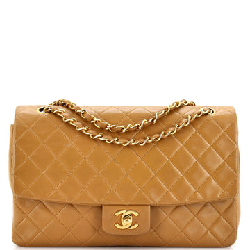 Chanel Vintage CC Chain Flap Bag Quilted Lambskin Large