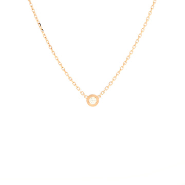 Cartier Cartier D'Amour Pendant Necklace 18K Rose Gold with Diamond XS
