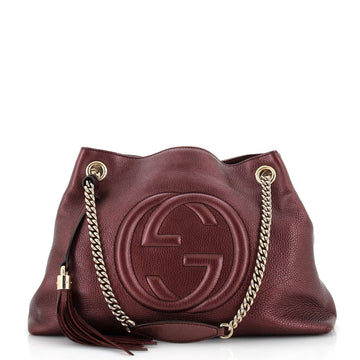Gucci Soho Chain Strap Shoulder Bag Leather Medium