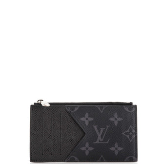 Louis Vuitton Coin Card Holder Monogram Taigarama