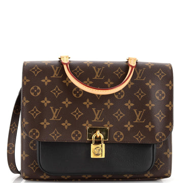 Louis Vuitton Marignan Handbag Monogram Canvas with Leather