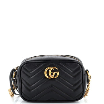 Gucci GG Marmont Shoulder Bag Matelasse Leather Mini