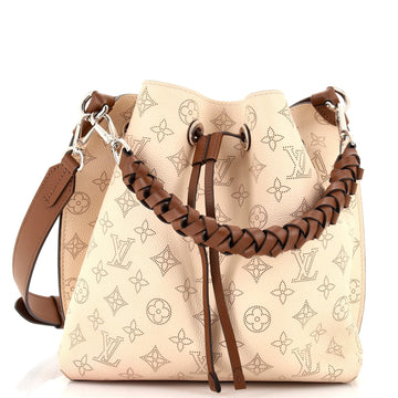 Louis Vuitton Muria Bucket Bag Flight Mode Mahina Leather