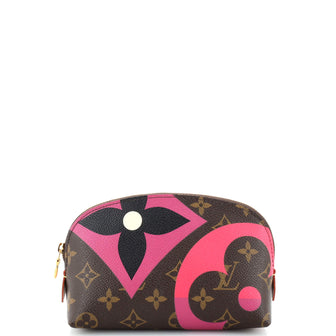 Louis Vuitton Cosmetic Pouch Limited Edition Game On Monogram Canvas