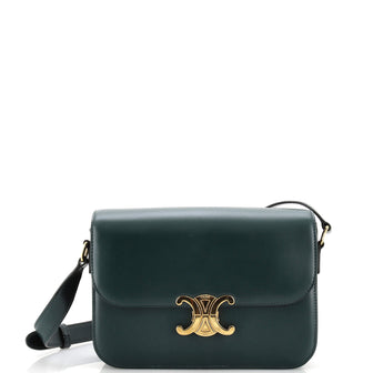 Celine Triomphe Shoulder Bag Smooth Calfskin Medium