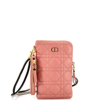 Christian Dior Caro Multifunctional Pouch Cannage Quilt Calfskin