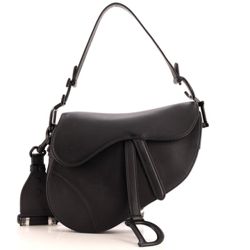 Christian Dior Ultra Matte Saddle Handbag Leather Medium