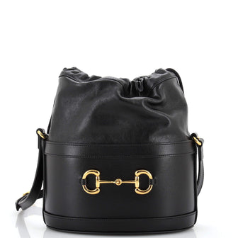 Gucci Horsebit 1955 Bucket Crossbody Bag Leather Small