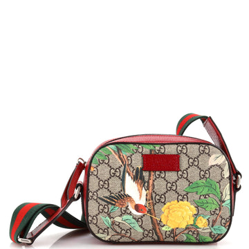 Gucci Camera Shoulder Bag Tian Print GG Coated Canvas Mini
