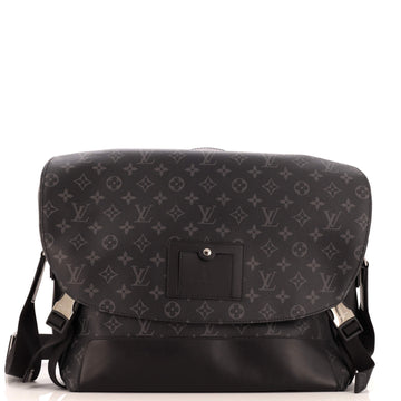 Louis Vuitton Voyager Messenger Bag Monogram Eclipse Canvas MM