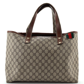 Gucci Web Loop Tote GG Coated Canvas Medium
