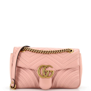 Gucci GG Marmont Flap Bag Matelasse Leather Small