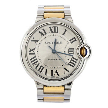 Cartier Ballon Bleu de Cartier Automatic Watch Stainless Steel and Yellow Gold 33