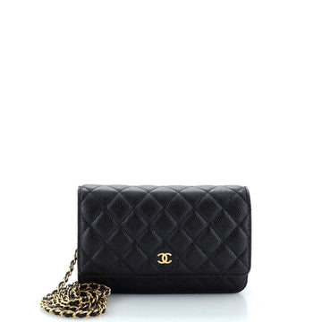 Chanel Wallet on Chain Quilted Caviar