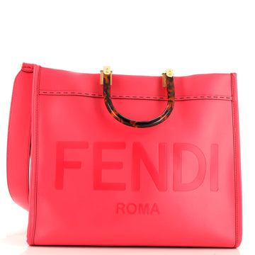 Fendi Sunshine Shopper Tote Leather Medium