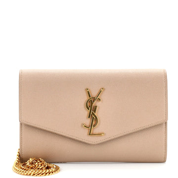 Saint Laurent Uptown Chain Wallet Leather