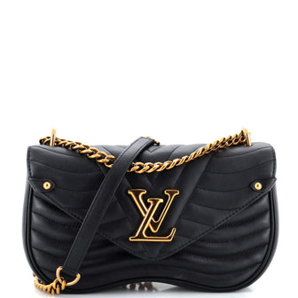 Louis Vuitton New Wave Chain Bag Quilted Leather MM