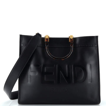 Fendi Sunshine Shopper Tote Leather Medium