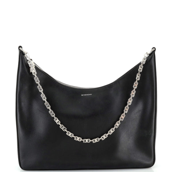 Givenchy Moon Cut Out Bag Leather Medium Black 2661001