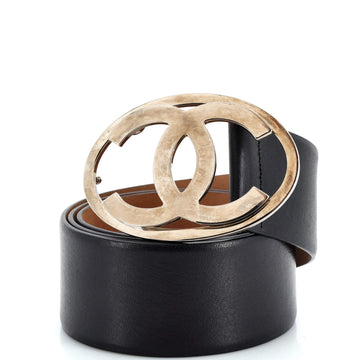 Chanel CC Reversible Belt Leather Wide