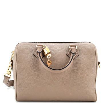 Louis Vuitton Speedy Bandouliere Bag Monogram Empreinte Giant 25