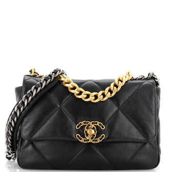 Chanel 19 Flap Bag Quilted Leather Medium