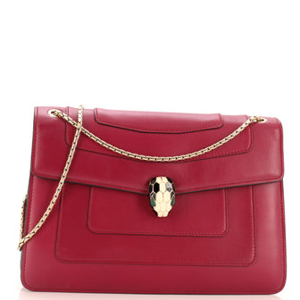 Bvlgari Serpenti Forever Shoulder Bag Leather Medium