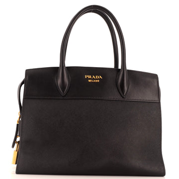 Prada Paradigme Tote Saffiano with City Calf Medium