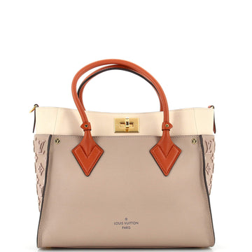 Louis Vuitton On My Side Tote Monogram Tuffetage Leather MM